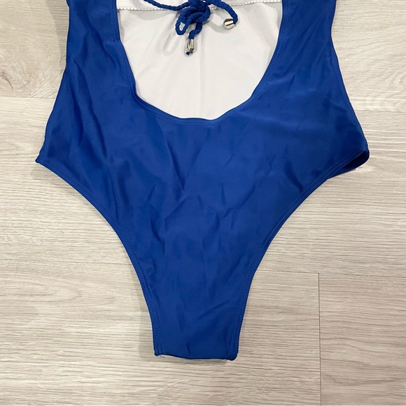 Tie Back One Piece Bathing Suit - Picture 6 of 6